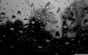 Dark Rain Droplets Wallpaper