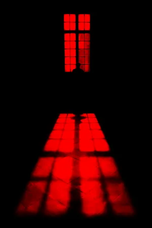 Dark Red Man Silhouette Pinterest Aesthetic Wallpaper
