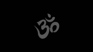 Dark Shiva Om Symbol Brush Wallpaper