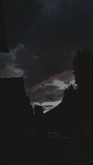 Dark Sky Aesthetic Grunge Iphone Wallpaper