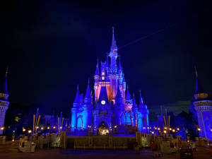 Dark Sky Disney Castle Wallpaper