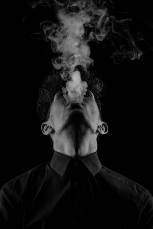 Dark Smoker Person Wallpaper