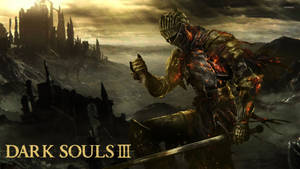 Dark Souls Iii Flaming Knight Cover Wallpaper