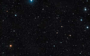 Dark Space Glowing Blue And Red Stars Wallpaper