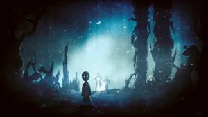 Dark Stranger Things Scene Wallpaper