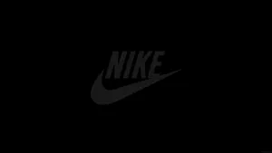 Dark Swoosh Logo Wallpaper