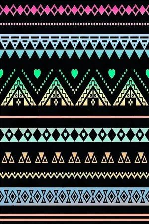 Dark Tribal Pattern Wallpaper