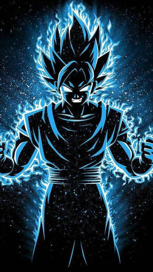 Dark Vegeta Showing Power Wallpaper