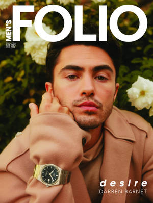 Darren Barnet Featured On Folio Magazine Cover Wallpaper