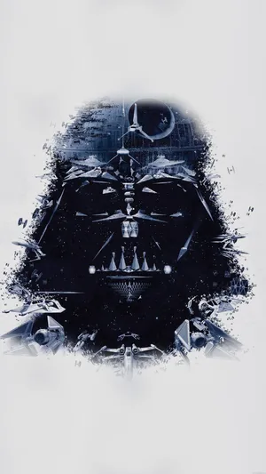 Darth Vader Death Star Star Wars Iphone 7 Wallpaper