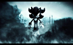 Dashing Dark Sonic Wallpaper