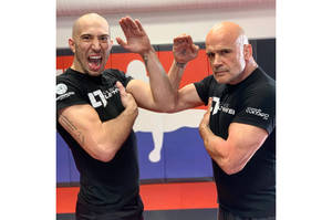 Dave Leduc And Bas Rutten Wallpaper