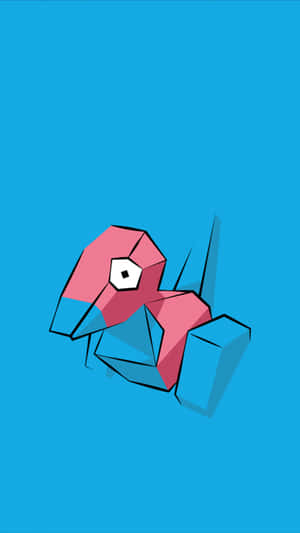 Dave2d Cyan Porygon Wallpaper