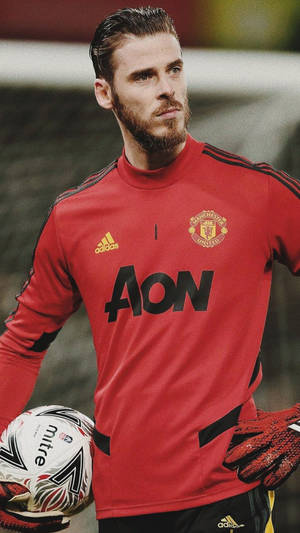 David De Gea Hands On Waist Wallpaper