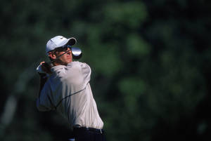 David Duval Swing Golf Club Photographic Wallpaper