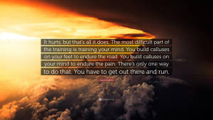 David Goggins Clouds And Quote Wallpaper