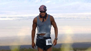 David Goggins In Shades Wallpaper