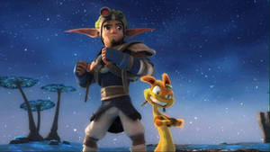 Daxter And Jak 2 Starry Night Wallpaper