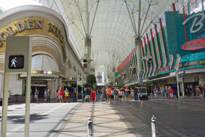 Daytime Fremont Street Wallpaper