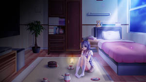 Dazzling Anime Room Wallpaper