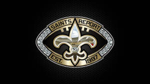 Dazzling New Orleans Saints Logo Wallpaper