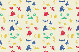 Dc League Of Super Pets Pattern Wallpaper