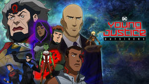 Dc Young Justice Outsiders Poster Wallpaper