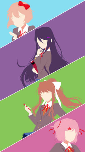 Ddlc Iphone Lock Screen Crop Wallpaper