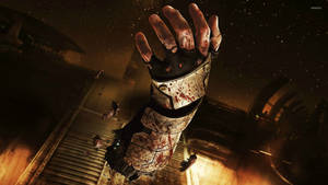 Dead Space Bloody Arm Cut Wallpaper