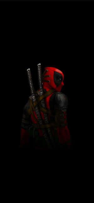 Deadpool Logo 1284 X 2778 Wallpaper