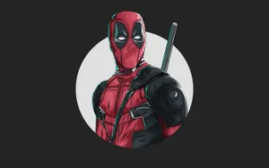 Deadpool Logo Digital Fanart Wallpaper