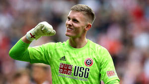 Dean Henderson Fist Pump Wallpaper