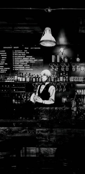 Death Parade Quindecim Bartender Wallpaper