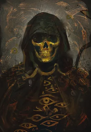 Death Stranding Digital Painting Of Higgs Iphone Wallpaper