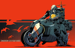 Death Stranding Sam Riding Reverse Trike Desktop Wallpaper