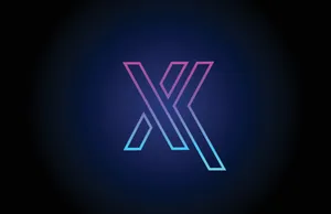 Deconstructed Letter X Wallpaper