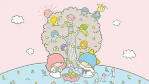 Decorating Little Twin Stars Wallpaper