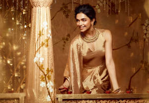 Deepika Padukone Tanishq Utsava Advertisement Wallpaper