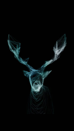 Deer Artwork Best Oled Wallpaper