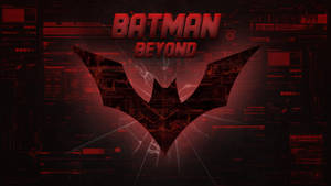 “defend Gotham City With The Batman Beyond Symbol” Wallpaper