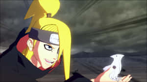 Deidara Holding Bird Wallpaper