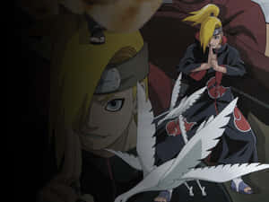 Deidara Jutsu Pose Wallpaper