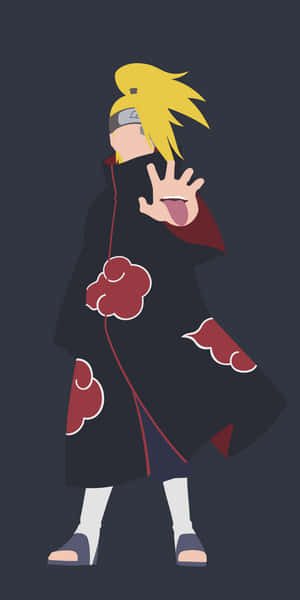 Deidara Mouth Palm Wallpaper