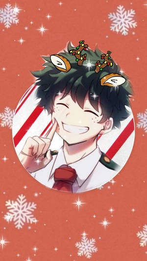 Deku Cute Reindeer Wallpaper