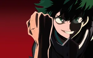 Deku Takes Flight In My Hero Academia Anime Wallpaper