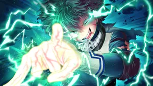 Deku Unleashes His Inner Hero Wallpaper