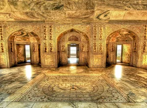 Delhi Akbar's Bathing Chamber Wallpaper