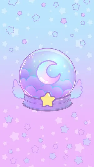 Delicate Light Purple Blooms Wallpaper