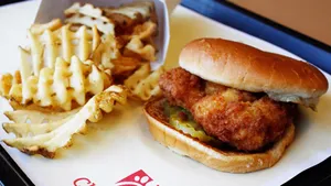 Delicious Chick Fil A Chicken Sandwich Wallpaper
