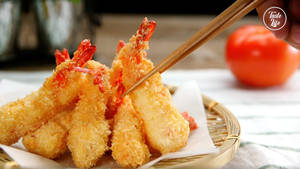 Delicious Deep-fried Tempura Served On A Plate Wallpaper